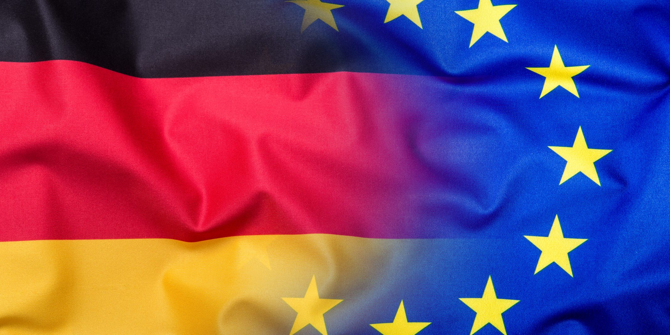 Flagge Deutschland und Europa