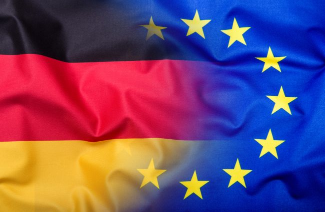 Flagge Deutschland und Europa